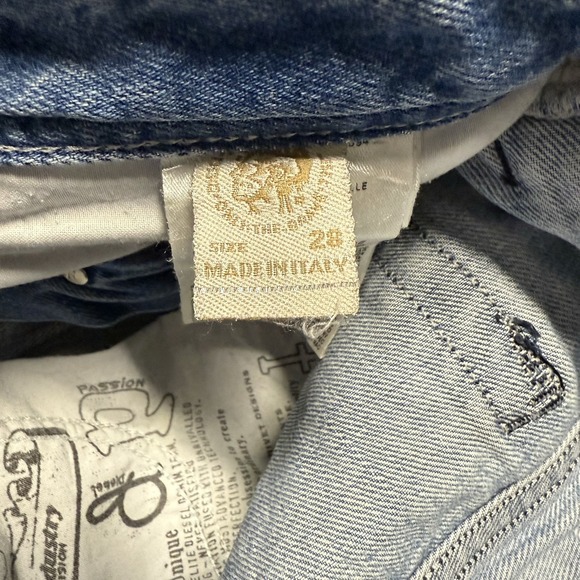 Diesel Jeans Mens‎ 28x34 (33" Inseam) Safado Slim Straight Distressed Thrashed - Picture 14 of 16